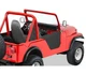 Bestop Lower Fabric Doors - Jeep '76-83 CJ5 (Black Crush)