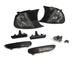 DEPO Smoke Corner + Side Marker +Bumper Light+ Chrome Bulbs For 02-06 BMW E46 M3