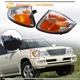Front Side Marker Corner Light Parking Turn Signal Pair for 98-07 Lexus LX470