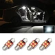4x AUXITO LED Bulb Xenon White Light DE3175 Dome Trunk Courtesy Glove Box 31mm