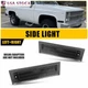2x Smoke Side Marker Light Housing For 1981-1991 Chevy/GMC C/K 1500 2500 C10 C20