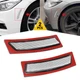 2X Clear Front Bumper Side Marker Reflectors For 2012-2015 BMW F30 F31 3-Series