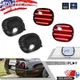 (Set/4) LED Tail Lights, Brake Lamp Lenses for 90-96 Chevy Corvette C4 ZR1 Smoke