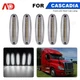For Freightliner Cascadia 2008-24 CLEAR Lens Top Roof Marker White LED Lights 5x