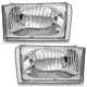 Pair Headlights For 1999-2004 Ford F250 F350 F450 Super Duty 2000-2004 Excursion