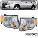 Pair LH RH Halogen Headlights fits FORD 08-12 ESCAPE