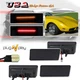 4PCS Smoked LED Front Rear Side Marker Parking Light For 74-79 Chevy Corvette C3