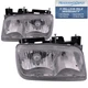 Headlights Halogen Set Pair Fits 1999-2000 Cadillac Escalade/1992-2000 GMC Yukon