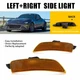 For 2016-2022 Mazda Miata MX-5 Amber Front Side Marker Parking Lights Housings M