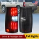 LED Tail Lights for 2007-2014 Chevy Tahoe Suburban 1500 Brake Rear Lamp Assembly