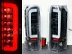 Set of Black C-Bar LED Taillights for 1989-1996 Ford F-150 F-250 F-350 Bronco