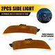 Front LH Lens RH Amber Side Marker Light Housing For 2016-2023 Mazda Miata MX-5