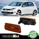FOR VW MK6 GOLF Volkswagen GTI AMBER LENS FRONT BUMPER SIDE MARKER PAIR US NEW