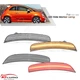 4x LED Clear Lens Side Marker Lights Front+Rear For 12-17 Fiat 500 Sport Models