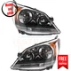 Headlight HO2502136 HO2503136 Set of 2 Left & Right for 2008-2010 Honda Odyssey
