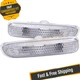 ANZO 511024 Chrome Clear Lens Side Markers for 99-01 BMW 3 Series E46 4-Door