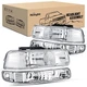 Headlight Assembly for 1999 2000 2001 2002 Chevy Silverado 1500 1500HD 2500 2500