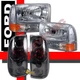 1999-2004 Ford F250 F350 Superduty Pickup Headlights Corner + Tail Lights 