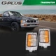Left Right Pair Chrome Side Marker Signal Lights Fit For 90-97 Nissan D21 Pickup