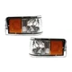 For Lincoln Town Car 1990-1994 Corner Lights Driver And Passenger Side Set Of 2
