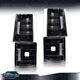 Fit For Chevy CK C10 1500 2500 3500 Tahoe Black Turn Signal Lights Corner Lamps