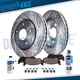 Front Drilled Rotors Brake Pads Kit for Chevy S10 Blazer GMC Jimmy Sonoma Hombre