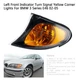Left Side Indicator Turn Signal Corner Light Fits BMW 3 Series E46 02-05 Yellow
