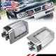 2X Smoked Lens Front Corner Side Marker Lights For 1990-1994 Nissan D21 Pickup