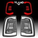 Pair Clear LED Tail Lights For Dodge Ram 4th Gen 2009-18 Rear Lamps w/Animation