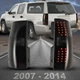 LED Tail Lights Rear Lamps For 2007-2014 Chevy Suburban 1500 2500 Tahoe L+R PAIR