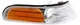  Passenger Side Corner Light For Ford Crown Victoria 1992-1997