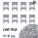 100PCS Retainer Clip Fastener for BMW Z3 E46 3 Series Fender Bumper  Fog Lamp