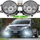For Toyota Venza 2014 Pair Front Bumper Fog Light Lamp Replacement #8121006071
