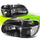 Factory Style Headlight Lamp for Ford Exploere Mountaineer 95-01 Black Clear L+R