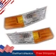 parking light turn signal directional lamp front pair set fit jeep patriot 07-17