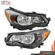 For subaru impreza 2012-2015&XV Crosstrek 2013-2016 Halogen Headlight Left+Right