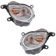 For Fiat 500 2012-2019 Parking/Signal Light Driver and Passenger Side Pair CAPA