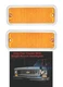Pair Parking Lights For 1973-1980 Chevy & GMC Truck (Amber LED / Amber Lens)