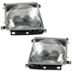 Headlight Assembly Set For 1997-2000 Toyota Tacoma Left and Right With Bulb