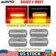 Fit 2010-2018 Dodge Ram 2500HD 3500HD Dually Clear LED Side Marker Lights 4-20X