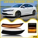 For 2015 2016 2017 Chrysler 200 Smoked Front Bumper Side Marker Signal Light Set