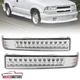 Bumper Lights Fits 1998-2004 Chevy S10 GMC Blazer Sonoma LED Signal Lamps 98-04
