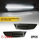 For 03-07 Infiniti G35 Coupe White Smoked Front Bumper Side Marker Light 2/4/6
