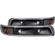 Anzo 511065 Parking Light Assembly; Euro; Clear Lens; Black Housing; Amb for PAI