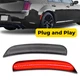 2X Rear Red Smoked LED Side Marker Light Lamp For Chrysler 300 300S 300C 15-23 2X Rear Red Smoked LED Side Marker Light Lamp For Chrysler 300 300S 300C 15-23
