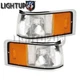 Corner Marker Turn Signal Lights For 1990-1994 LINCOLN TOWN CAR Left Right Pair