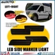 Smoke Amber/Red LED Side Marker Lights 4PCS For 2010-2013 Ford Transit Connect