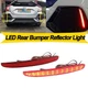Red Lens LED Bumper Reflector Lights Kit For Honda Civic Hatchback SI Type-R 4DR