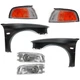 Fender Front Left-and-Right Sedan Left & Right for Mitsubishi Mirage 1997-2001