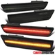 Fit 2008-2014 Dodge Challenger Smoke LED Side Markers Signal Lights Front+Rear